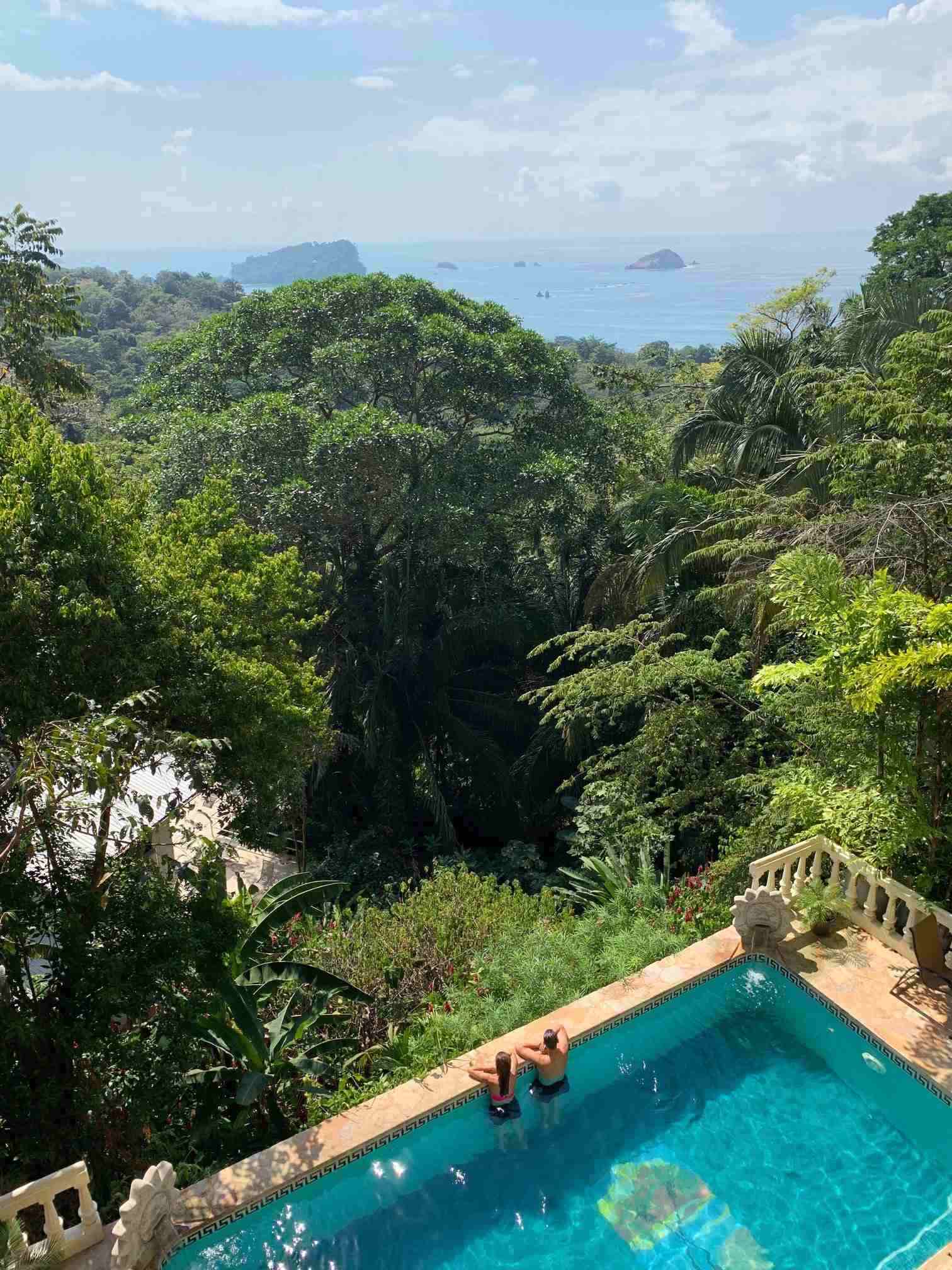 remote workers swimming in Thailand