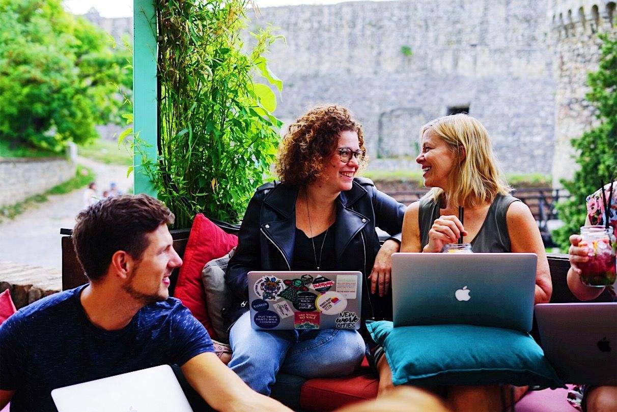 remote-workers-at-belgrade-fortress