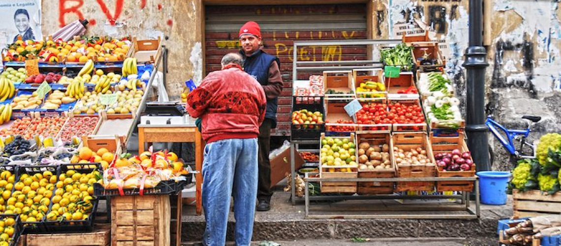 Streets of Palermo. Sicilia. Italy.